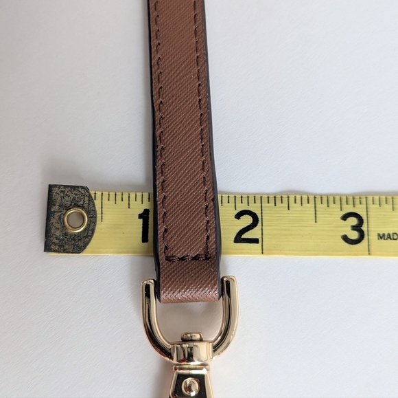 Michael Kors Ciara Medium Logo Printed Coated Canvas Leather Satchel Cream Brown - Picture 15 of 15